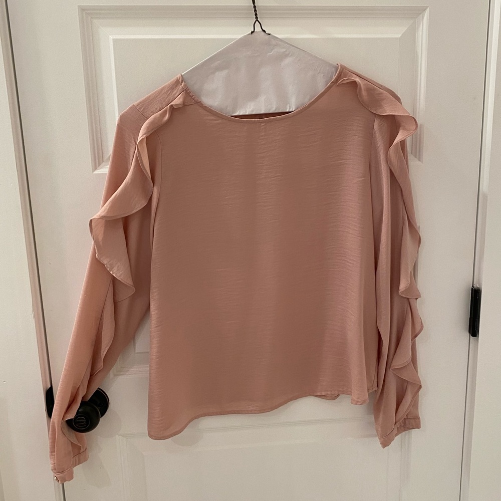 Long Sleeve dressy pink top